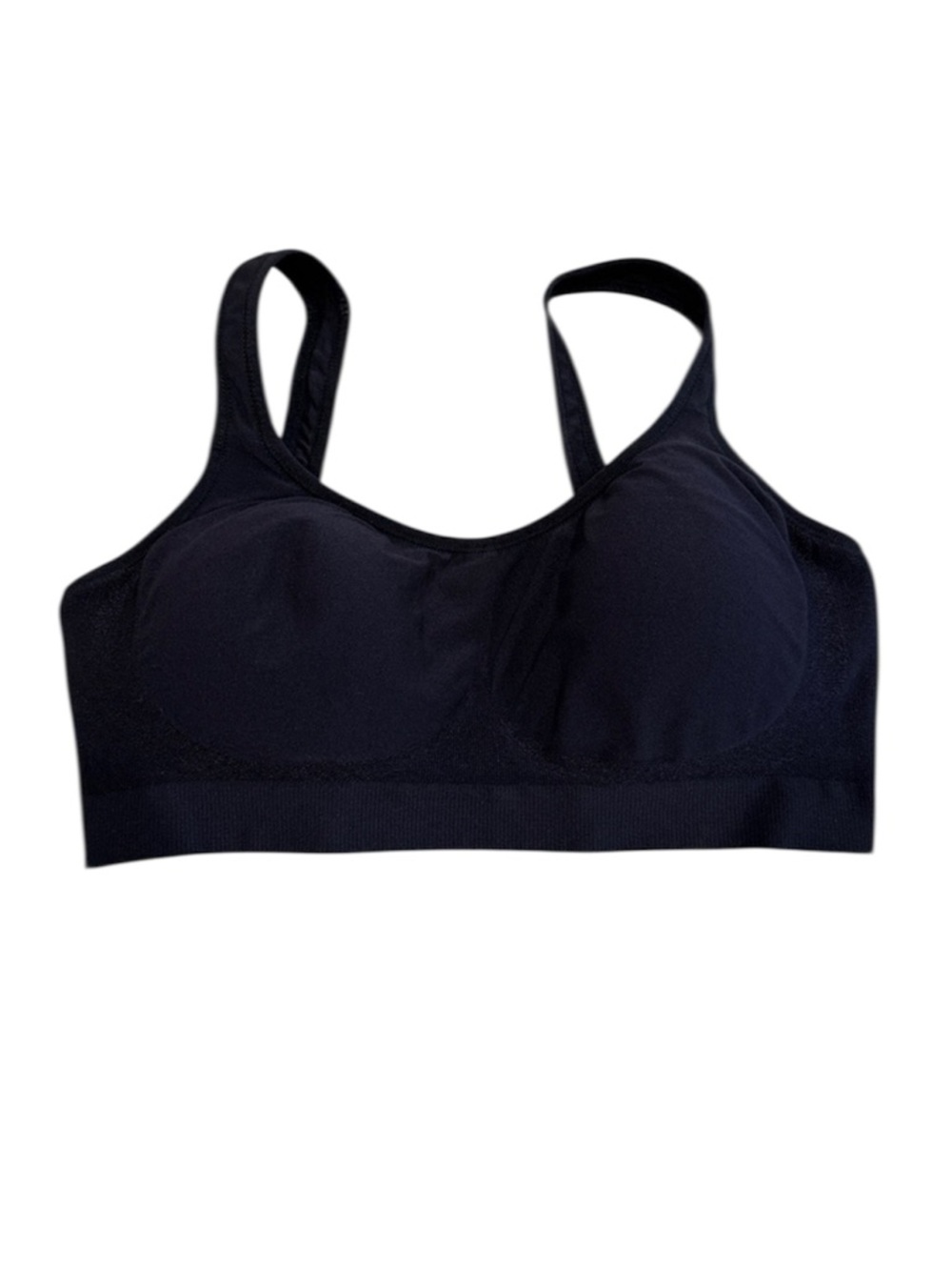 truekind Daily Comfort Wireless Shaper Bra in Black size Large